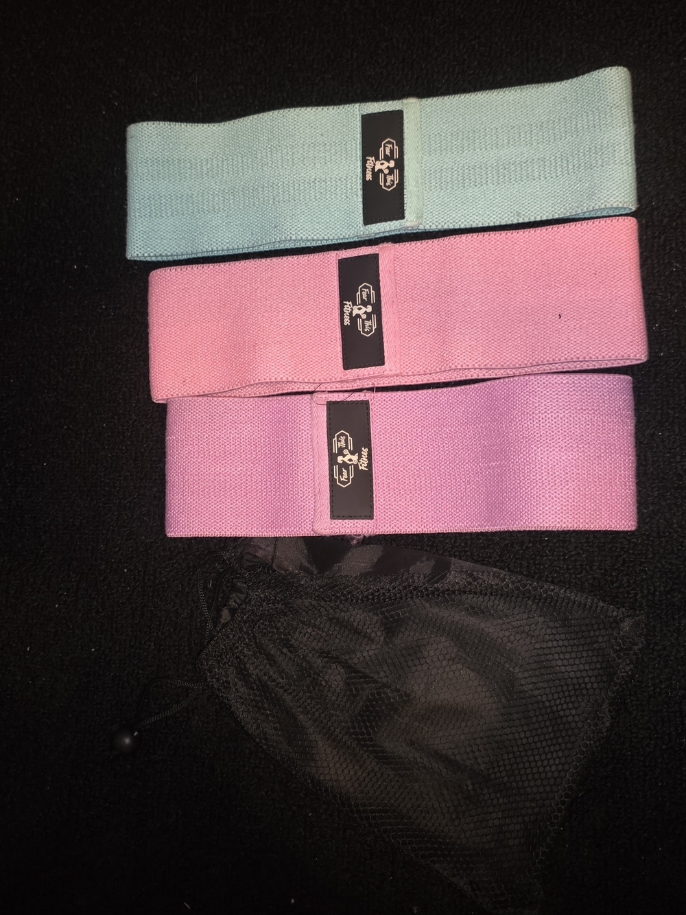 Resistance Booty Bands Set - Mint, Pink, Lavender
